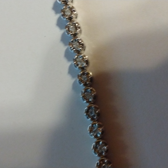 Stamped .925 India Diamond Bracelet10.9 grams